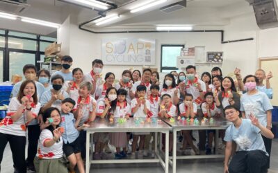 Corporate Soap Art with FTLife HK volunteers